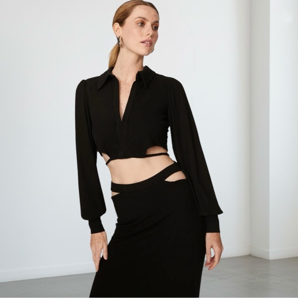 AFRM Dresses & Skirts - 🖤 Chic Black Cutout Dress